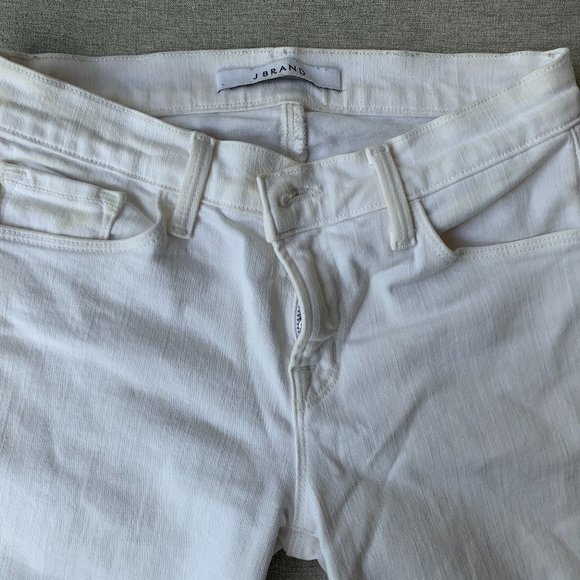 ARITZIA | J Brand Cropped White Skinny Jeans 25 - Picture 7 of 14